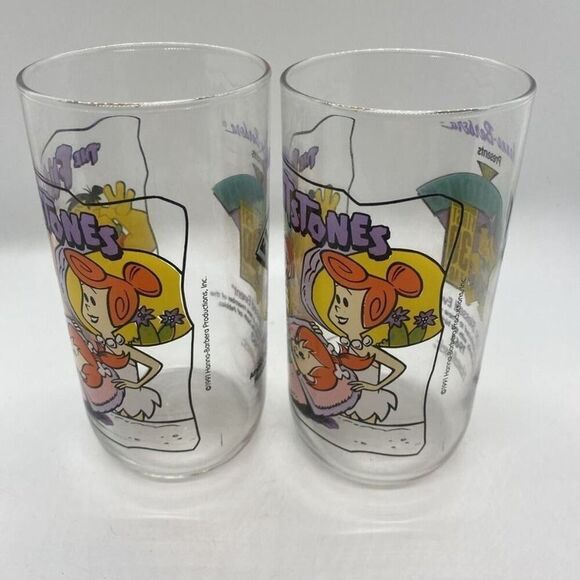 The Flintstones Glasses 1991 “The First 30 Years” - Picture 4 of 5